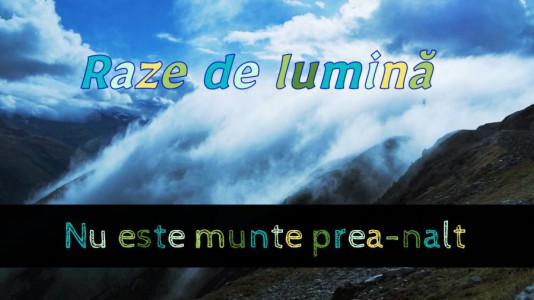 Raze De Lumina - Nu este munte prea-nalt Negative Vol.1